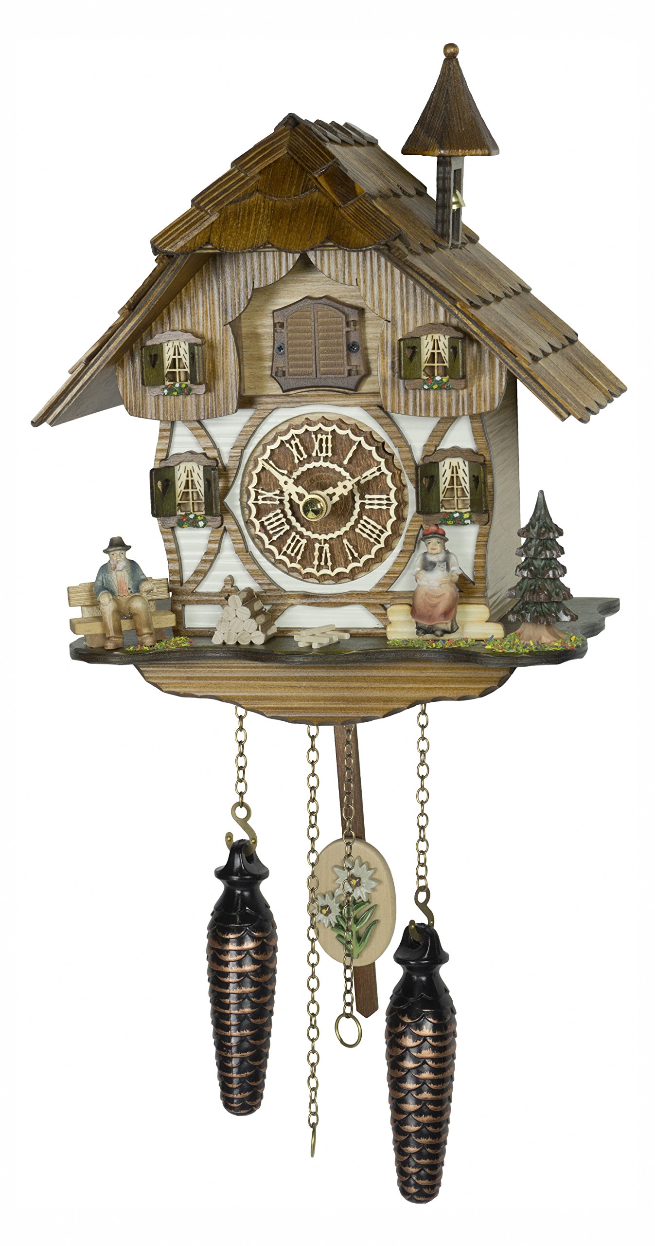 ドイツ製　クォーツ式鳩時計　森の時計 Amazon.co.jp: 【国内正規品3年保証】クォーツ式鳩時計 ドイツ森の時計